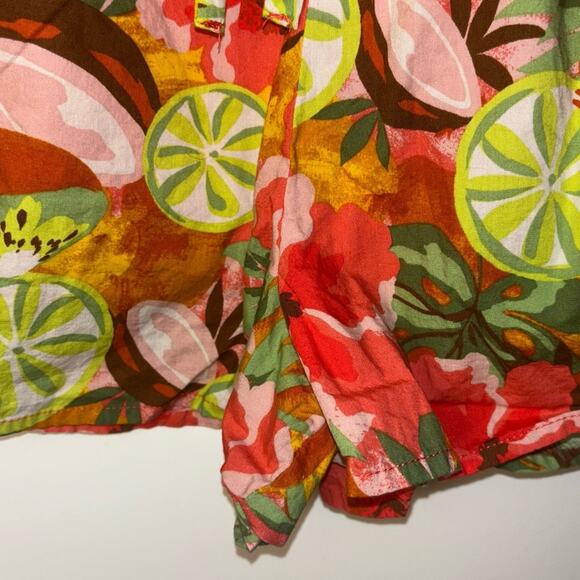 Dress Forum LA Tropical Print Shorts women's size small citrus fruit print - Picture 16 of 16